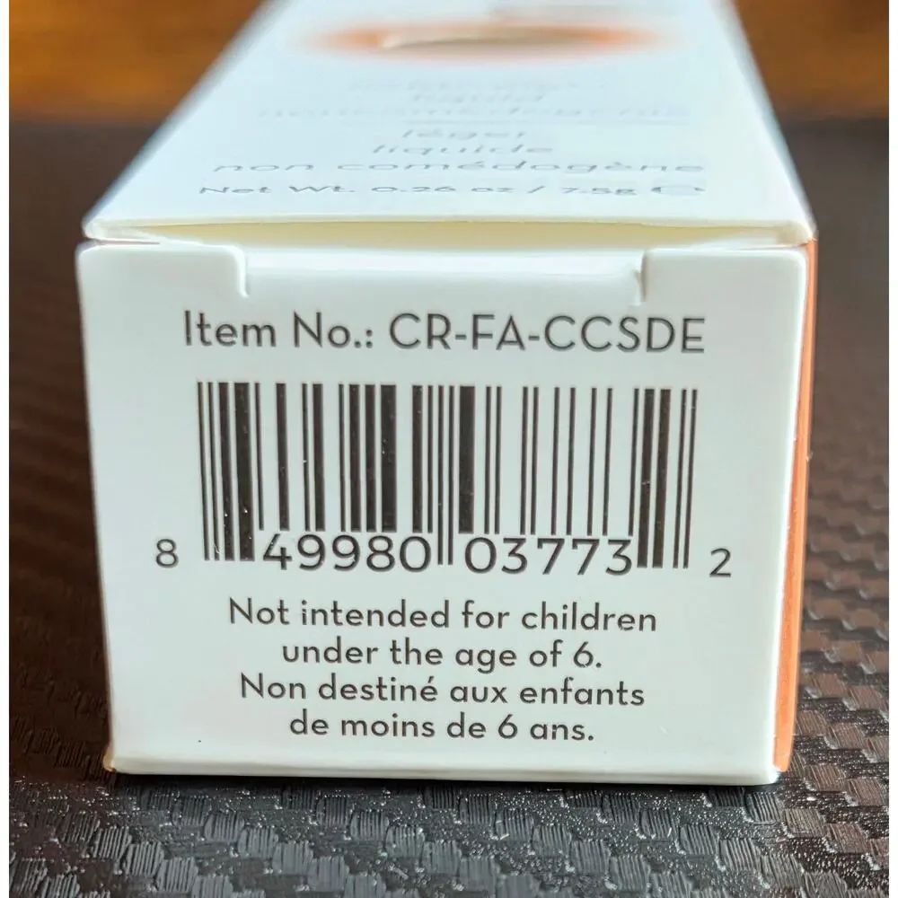 The Creme Shop Cover Story Full Coverage Concealer DEEP CR-FA-CCSDE New in Box